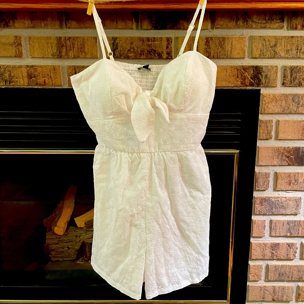 Cute white romper